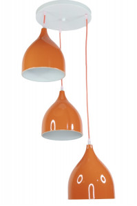 Люстра в стиле лофт Подвесная SVLIGHT трехламповая 190/3 оранжевый